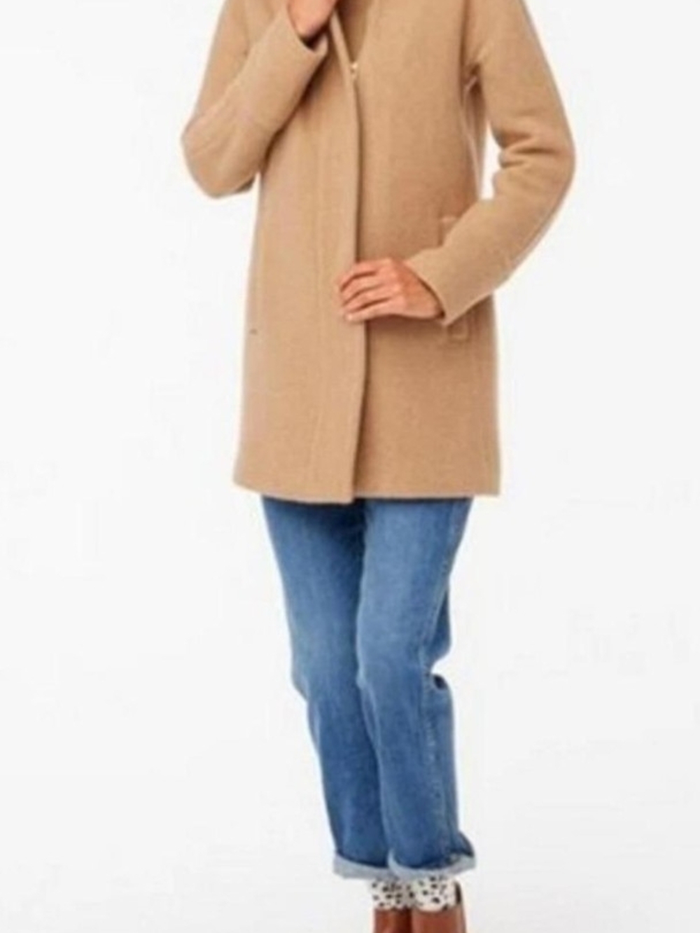 J Crew Camel Car Coat